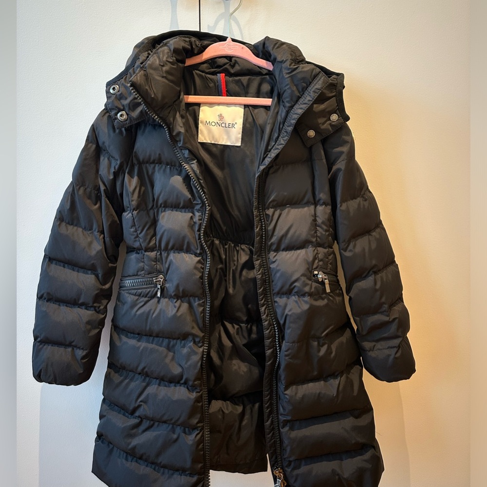Moncler long down jacket